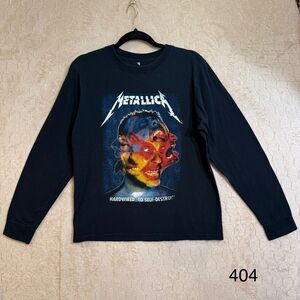 Metallica long-sleeved t-shirt Hardwired to Self-Destruct Sz S/M 19.5 Pit To Pit